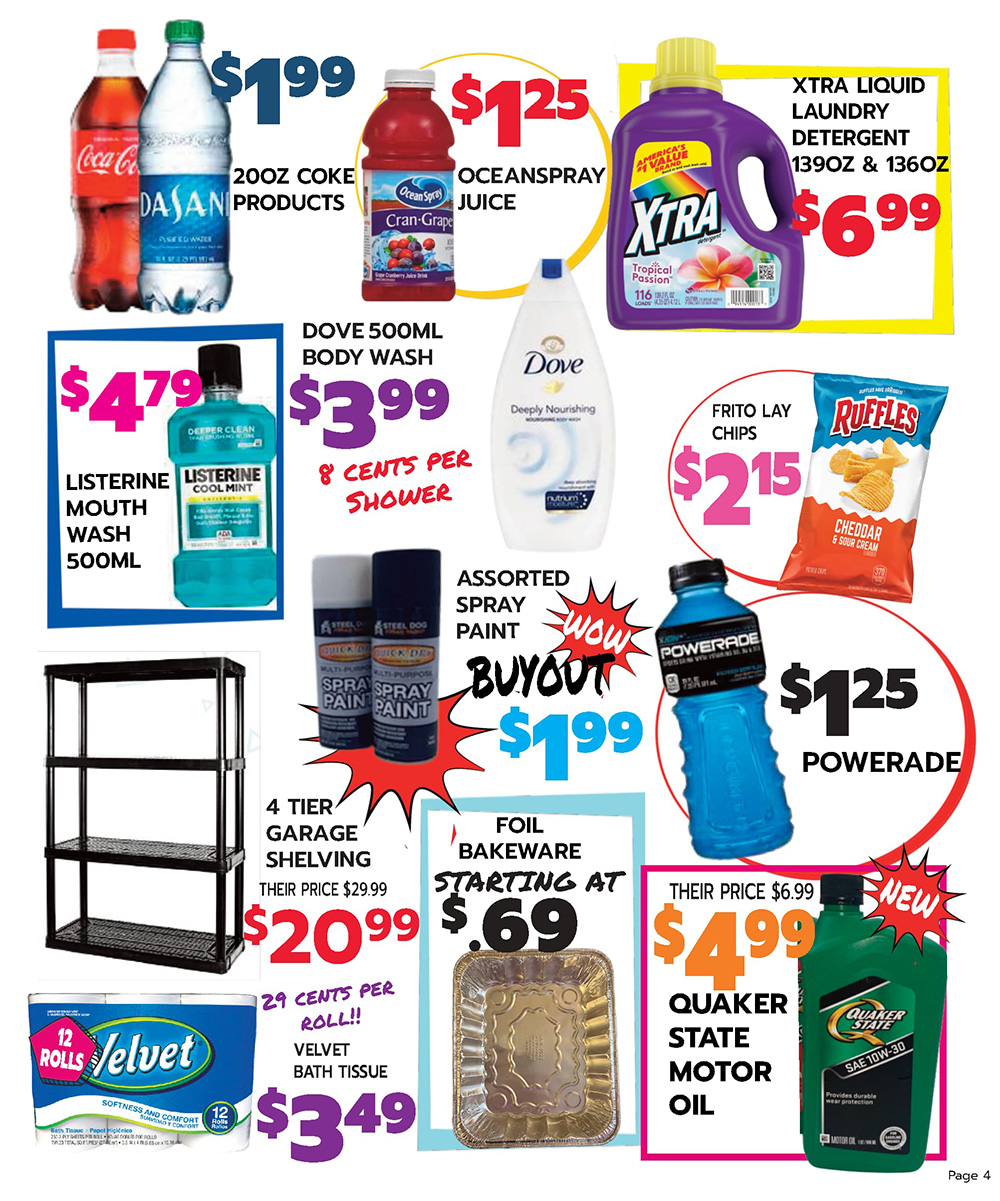 Current Monthly Specials Circular from your local Roses Discount Store