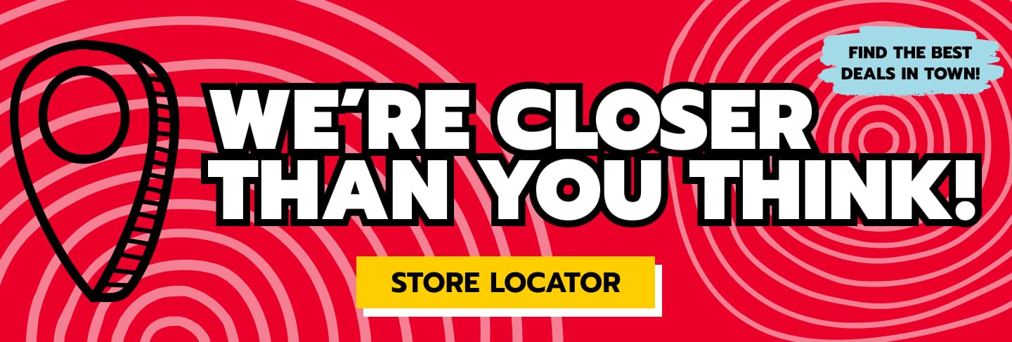 We're closer than your think! Roses store locator