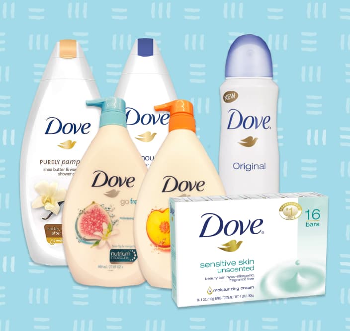 Dove Soaps and Body Washes