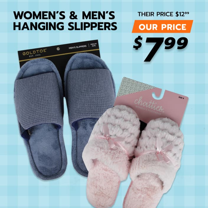 CleanUp-HANGING SLIPPERS