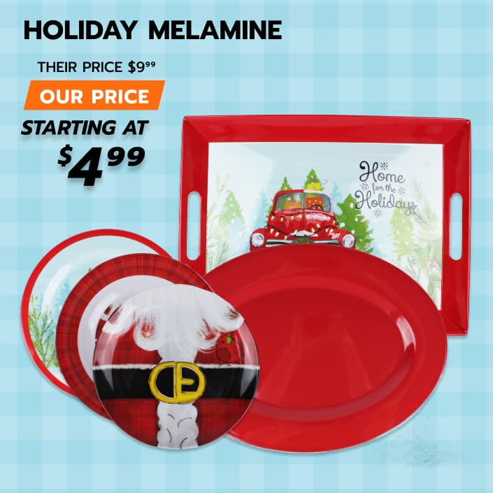 Holiday Melamine