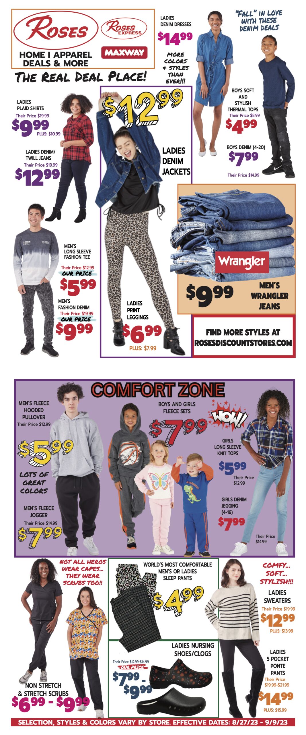 Current Monthly Specials Circular from your local Roses Discount Store