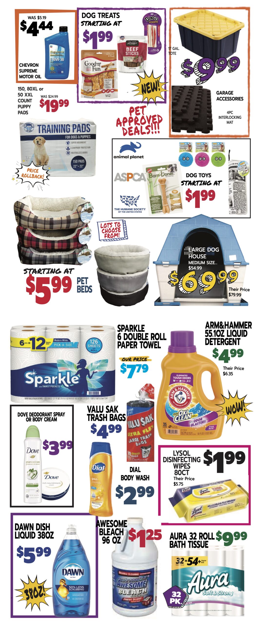 Current Monthly Specials Circular from your local Roses Discount Store