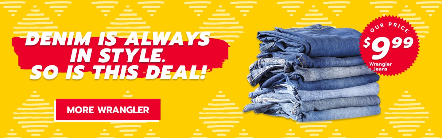 Denim is always in style. So is this deal!